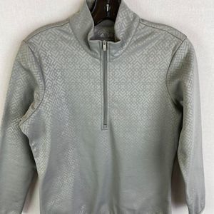 ADIDAS Gray Quarterzip Jacket
